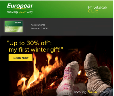 Europcar-Mailing